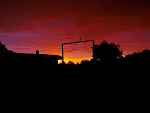 Ohakune Station sunset