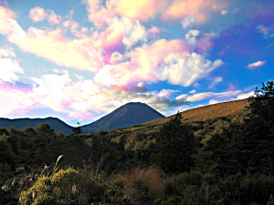Ngauruhoe Sunset IM_blue