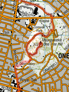 Auckland Coast to Coast Topo